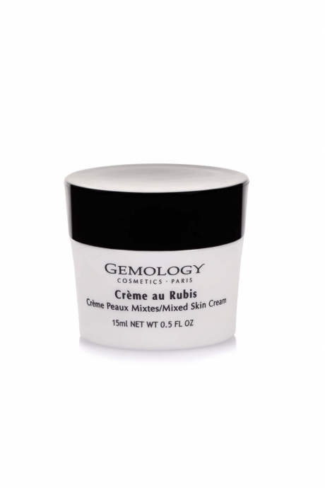 Crème visage au Rubis Peau Mixte Format Voyage - Gemology